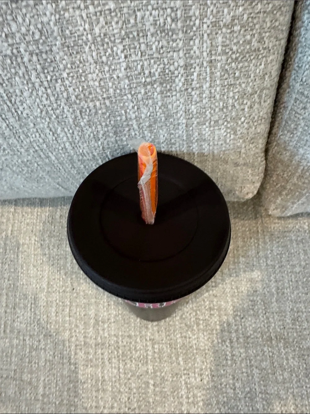 PARKE X DUNKIN’ limited edition tumbler Espresso with Orange Straw nwt